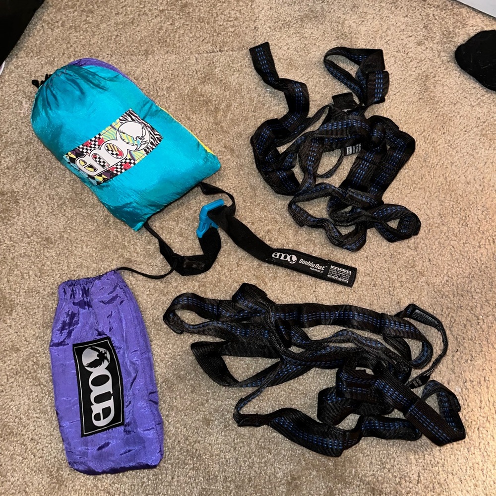 ENO double nest with straps